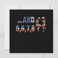 Line Dance Country Music US Flag Cowboy Cowgirl Gi