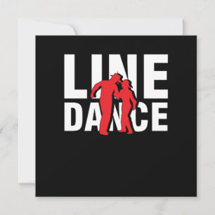 Line Dance Cowboy Line Tanz Country Music Geschenk Einladung