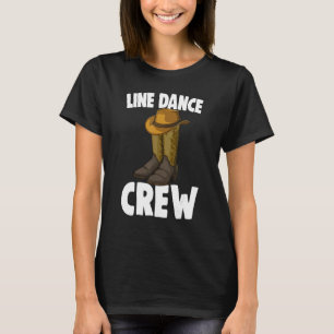 Line Dance Crew Shoes Men Classy Boots T-Shirt