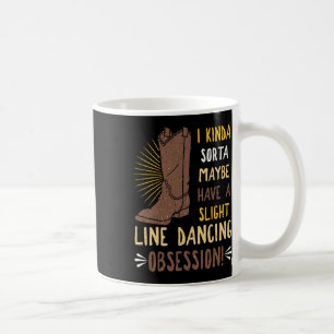 Line Dance einstudierter Gruppentänzer Tanz Tee Kaffeetasse