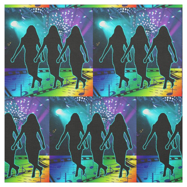 Line Dance Group Bühne Lights und Music #6 Stoff (Muster)