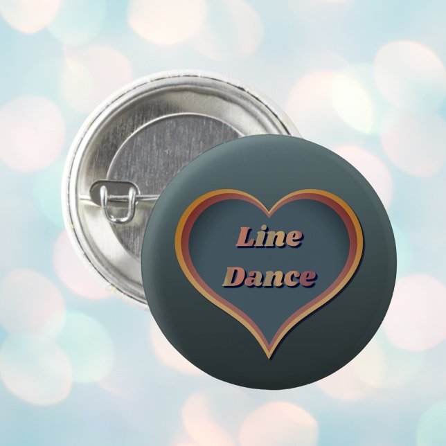 Line Dance Liebe Herzstück Button (Von Creator hochgeladen)