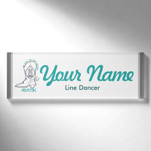 Line Dancer Name Tag Namenschild
