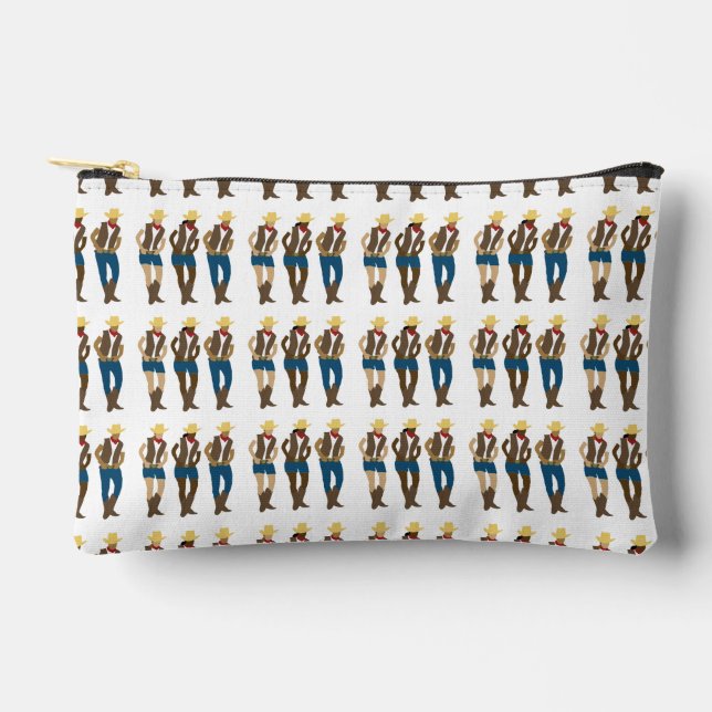 Line Dancers Zubehörtasche (Vorderseite)