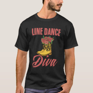 Line Dancing Country Music Dance Cowboys T-Shirt