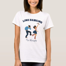Line Dancing Cowboy und Cowgirl T - Shirt