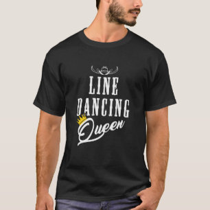 Line-Dancing-Cowgirl-Line-Dance-Frau T-Shirt