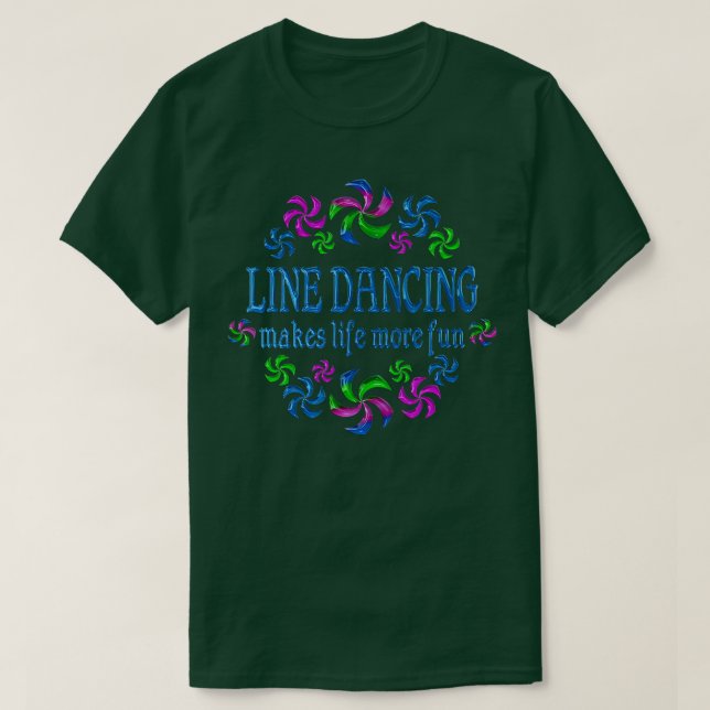 Line Dancing Fun  T-Shirt (Design vorne)