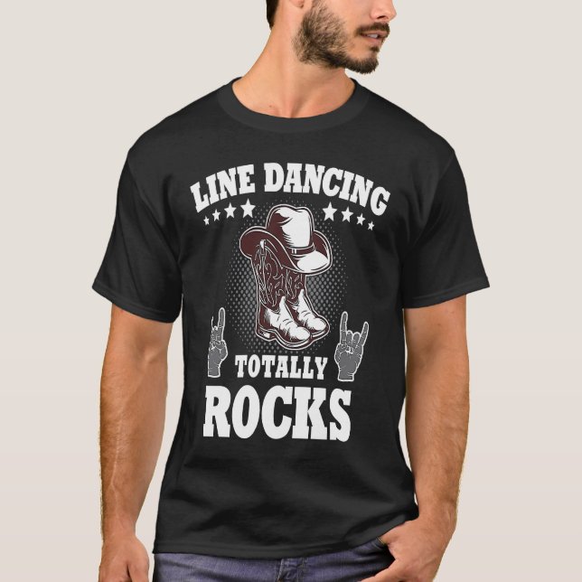 Line dancing Line Dancer Line Dance 1 T-Shirt (Vorderseite)
