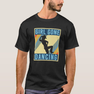 Line Dancing Retro Vintag für Mädchen und Frauen T-Shirt