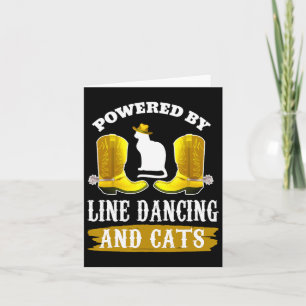 Line Dancing Shirt Funny Cat Lover Country Music L Karte