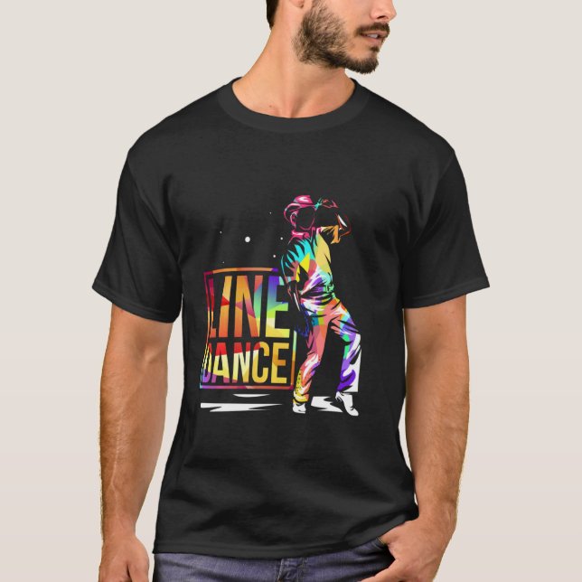 Line Dancing Sport T-Shirt (Vorderseite)