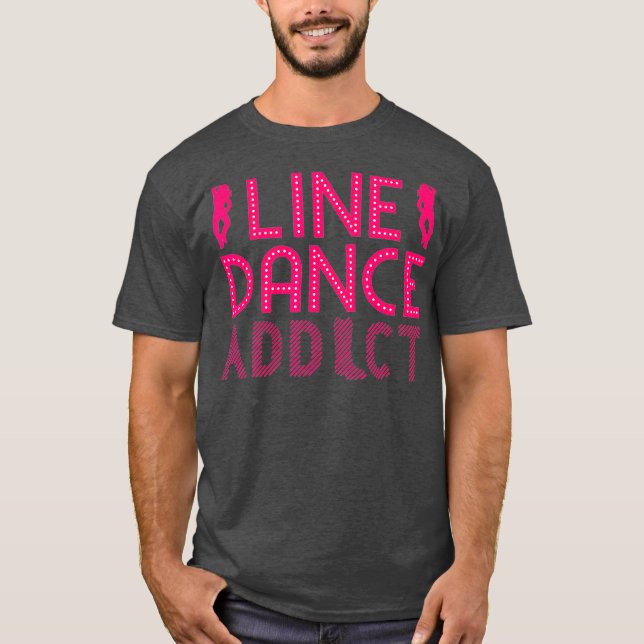 Line Dancing Synchonized Choreograf Group T-Shirt (Vorderseite)