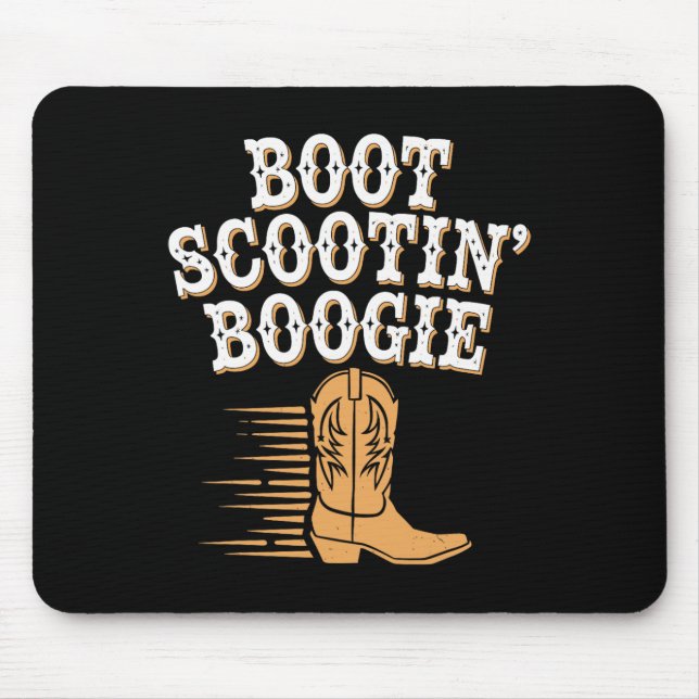 Line Dancing und Western Dance Moves for Country m Mousepad (Vorne)