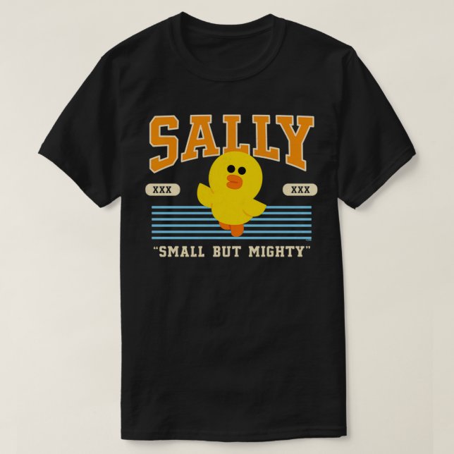 Line Friends Sally Small, aber Mighty Athletic Pul T-Shirt (Design vorne)