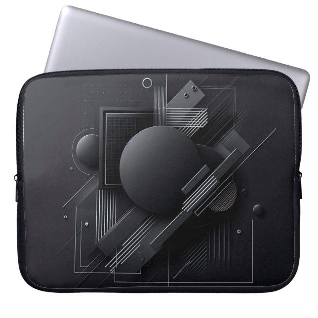 Line Graphic Laptopschutzhülle (Vorderseite)