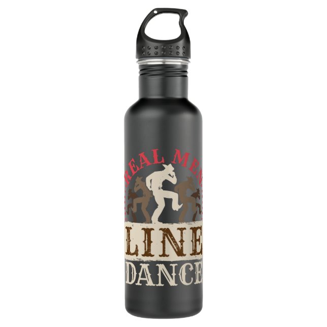 Line Tance Tance Men Edelstahlflasche (Vorderseite)
