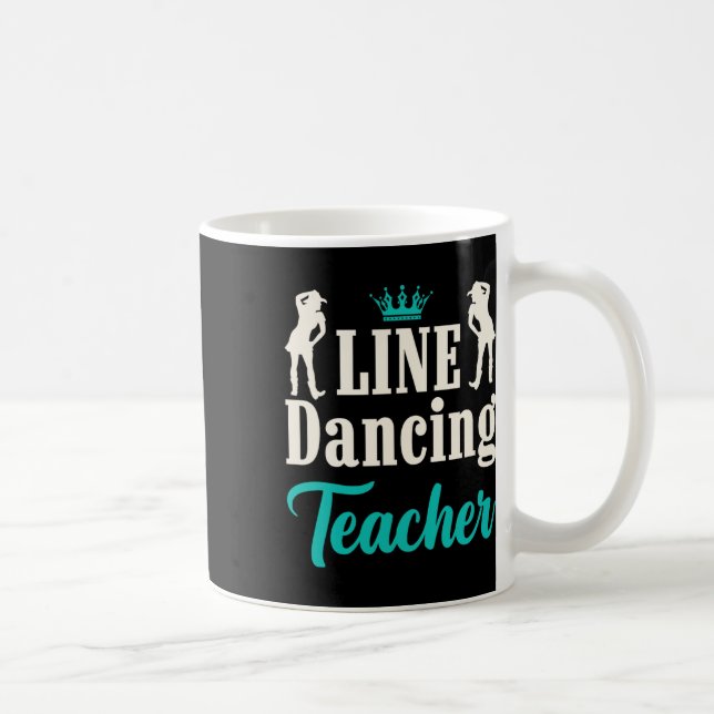 Line Tancing Teacher Kaffeetasse (Rechts)