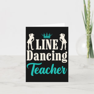 Line Tancing Teacher Karte