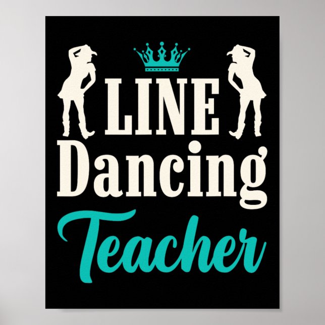Line Tancing Teacher Poster (Vorne)