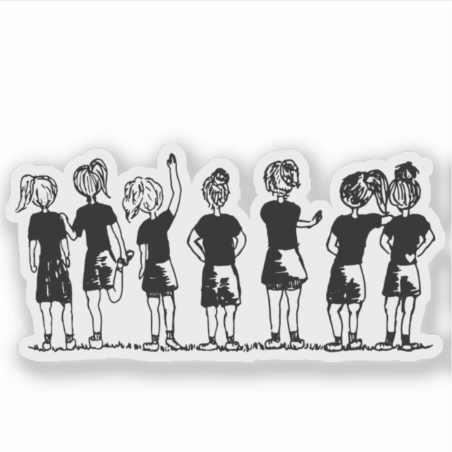 Line - Ultimate Frisbee Aufkleber (Vorderseite)