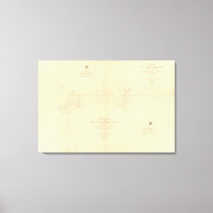 Linea Divisoria Entre Mexico 3 Leinwanddruck