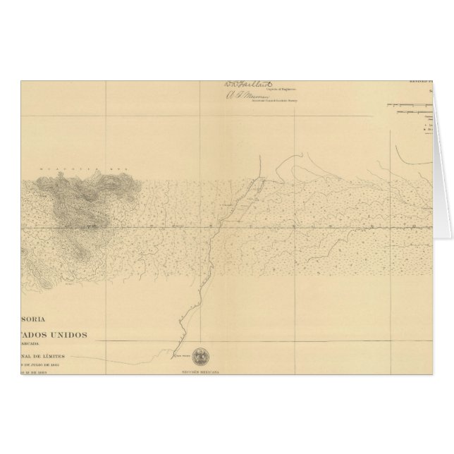 Linea Divisoria Entre Mexiko 7 (Vorderseite (Horizontal))