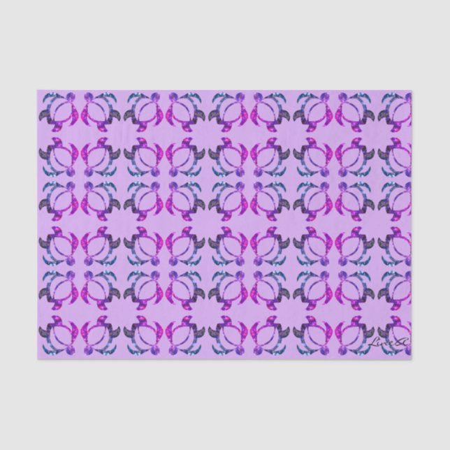 LineA Dunst Honu Seidenpapier (Vorderseite)