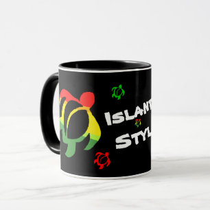 LineA Island Style Honu Rasta Tasse