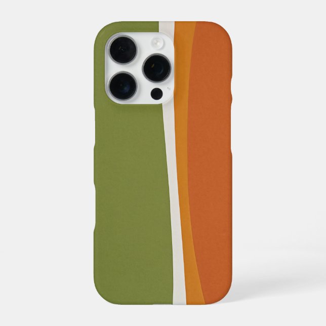 linea media terracotta iPhone hülle (Rückseite)