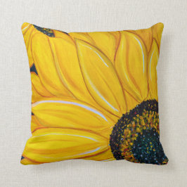 LineA Sonnenblume-Duo-Malerei Kissen