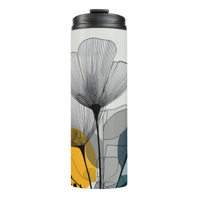 Linear Bloom Thermal Tumbler Thermosbecher (Vorderseite)