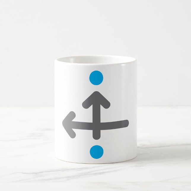 Linearbogen Moderne Minimalistische Geometrie Kaffeetasse (Von Creator hochgeladen)