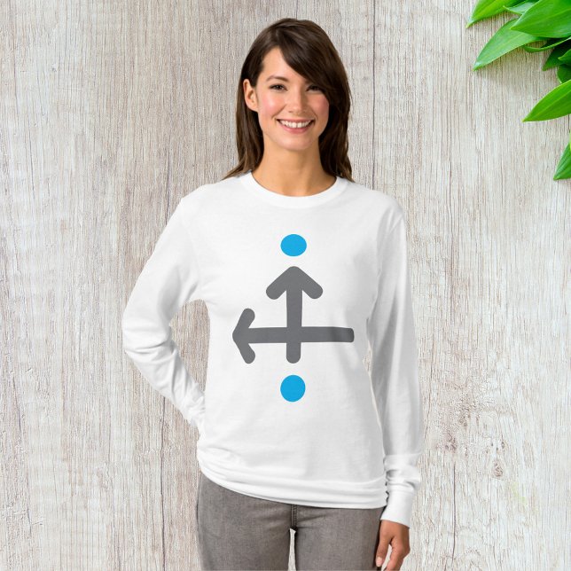 Linearbogen Moderne Minimalistische Geometrie T-Shirt (Von Creator hochgeladen)