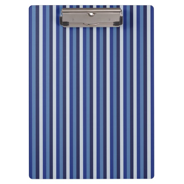Lineare Aufgabe Navy Blue Klemmbrett (Vorderseite)