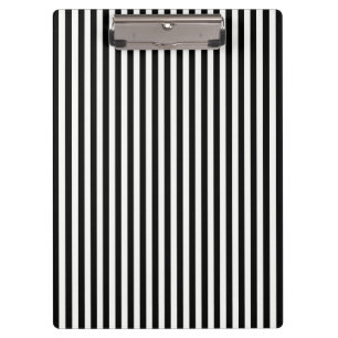 Lineare Aufgabe schwarz und weiß Klemmbrett