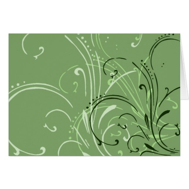 Lineare Dance Card (Vorderseite (Horizontal))