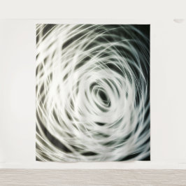 Lineare Licht-Spirale - Tapisserie Wandteppich
