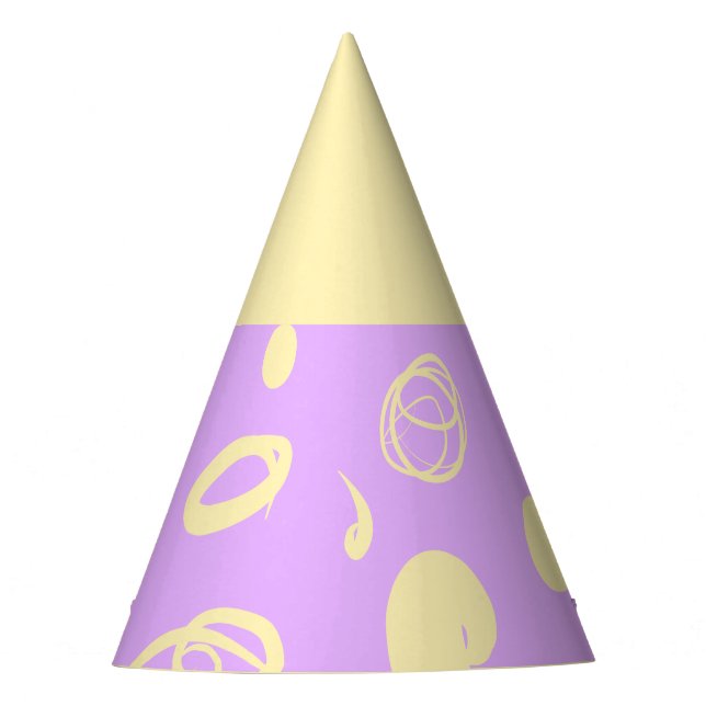 Lineare Muster und Flecken von Gorro De Fiesta P Partyhütchen (Vorderseite)