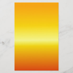 Lineare Steigung H - orange, gelb, rot Briefpapier