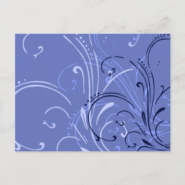 Lineare Tanz-Postkarte Postkarte (Vorderseite)