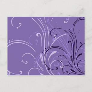 Lineare Tanz-Postkarte Postkarte