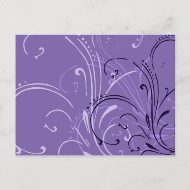 Lineare Tanz-Postkarte Postkarte (Vorderseite)