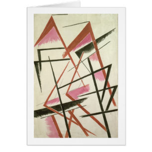 Linearer Bau, c.1921 (Gouache auf Papier)