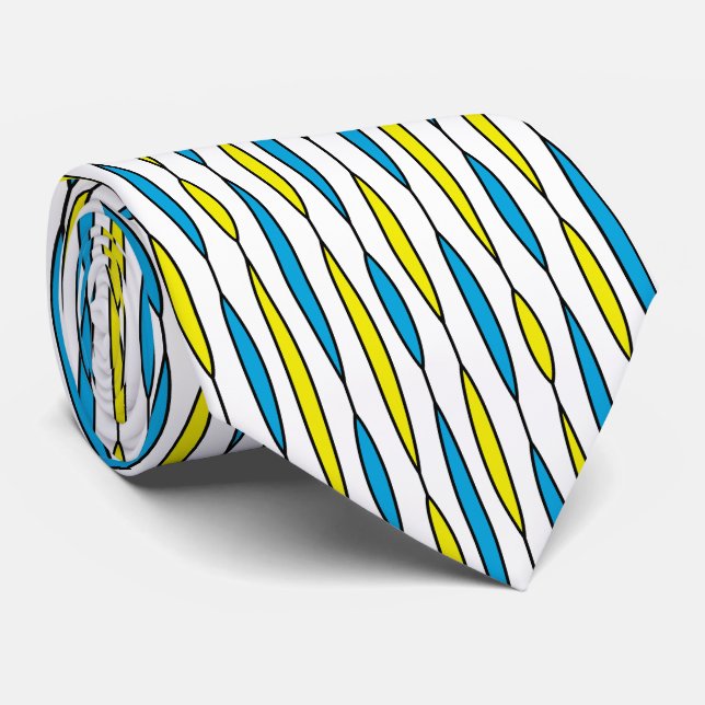 Lineares Leaf 01 Krawatte (Gerollt)