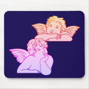 Lineart von Cherubim, inspiriert vom italienischen Mousepad