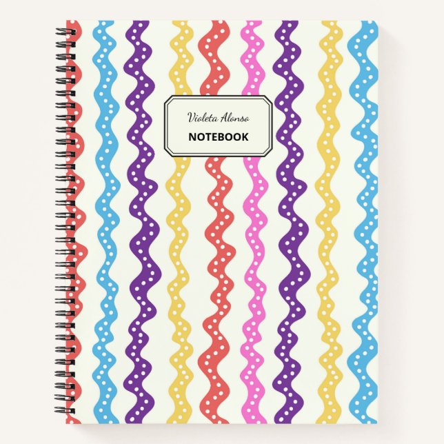Lineas multicolores notizbuch (Vorderseite)
