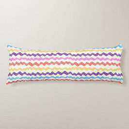 lineas multicolores seitenschläferkissen