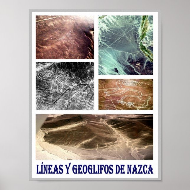 Líneas y Geoglifos De Nazca - Peru - Poster (Vorne)