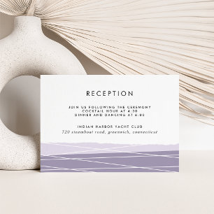 Lineation Reception Enclosure Card   Amethyst Einladung
